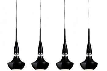 Azzardo lampa wisząca Tasos 4xE14 czarna AZ0885