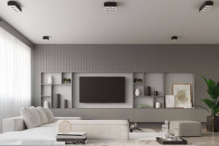 Sollux plafon Mono 2 2xGU10 biało/czarny SL.0071