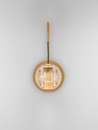 Luces Exclusivas kinkiet LED Cuyo Ø 12 cm 4W 166lm 3000K IP20 złoty LE44211