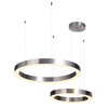 Step Into Design Circle 2in1 lampa wisząca LED 53W 5035lm 3000K nikiel ST-8848-40+60 nickel