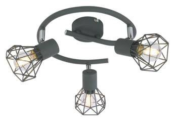 Candellux plafon (reflektorki) Verve 3xE14 szary 98-60990
