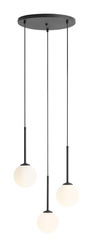 Aldex lampa wisząca Bosso 3 3xE14 czarna 1087E1_R