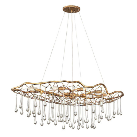 Quintiesse lampa wisząca Laguna 8xE14 złota QN-LAGUNA-8P