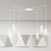 Emibig lampa wisząca Traker 6 6xGU10 biała 525/6