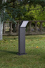 Kaja lampa stojąca zewnętrzna LED Vidar 12W 550lm 4000K czarno/biała IP54 49cm K-8147
