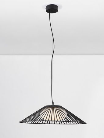 Luces Exclusivas lampa wisząca LED Pena Ø 61 cm 21W 677lm 3000K IP20 czarna LE44248