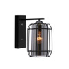 Candellux kinkiet Jonera E27 czarny 21-10186