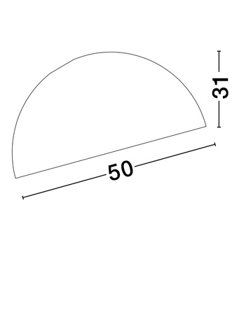 Luces Exclusivas lampa sufitowa LED Ironcollo Ø 50 cm E27 1x12W IP20 biała LE44901
