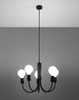 Sollux żyrandol / lampa wisząca Piccolo 5 5xE27 czarna SL.0855