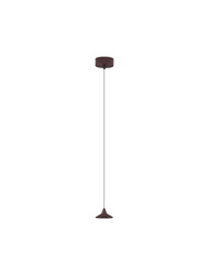 Luces Exclusivas lampa wisząca LED Acula ściemnialna Ø 9,2 cm 6W 355lm 3000K IP20 brązowa LE43493