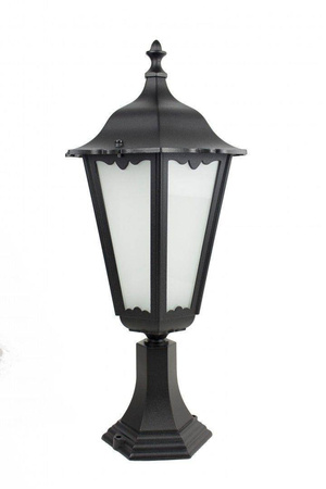Su-ma lampa stojąca zewnętrzna Retro Maxi E27 czarna/patyna 65cm IP43 K 4011/1/BD
