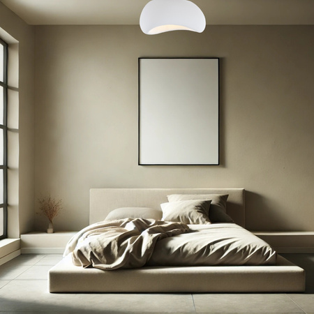 Luces Exclusivas lampa sufitowa LED Palinza E27 1x12W IP20 wys. klosza 30,7 cm biała LE45326