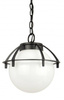 Su-ma lampa wisząca zewnętrzna Kule z koszykiem 200 E27 czarna/patyna IP43 K 1018/1/KPO OP