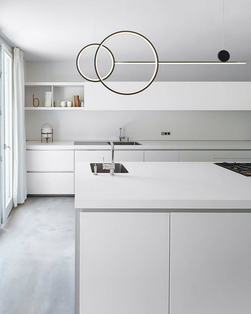 Step Into Design lampa wisząca LED New Age 40W 3000lm 3000K czarna MP0082-L120