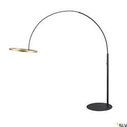 SLV lampa podłogowa LED One Bow 22W 1200lm 2700/3000K czarno/złota 232cm 1006350