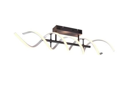 Trio plafon LED Sequence 41W 5000lm 2300/3000/4000K czarny/srebrny 641810205