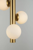 Azzardo lampa wisząca Cortega 3xG9 złota AZ4425