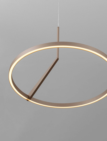 Luces Exclusivas lampa wisząca LED Zudanez ściemnialna Ø 60 cm 31W 2210lm 2700-4000K IP20 złota LE44773