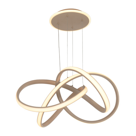 Aviano Lighting lampa wisząca LED Bandol ściemnialna 60W 6000lm 3000K piaskowa 6064-113