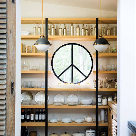 Quintiesse lampa wisząca Fletcher 2xE27 szaro/mosiężna QN-FLETCHER-P-M-AZ