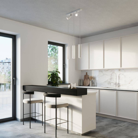 Sollux lampa wisząca Ring 5xGU10 biała SL.1098