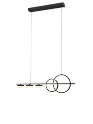 Aviano Lighting lampa wisząca LED Messina ściemnialna 40W 4600lm 3000K czarny mat 7030-502
