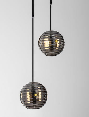 Luces Exclusivas lampa wisząca LED Seco Ø 31 cm 20W 2527lm 3000K IP20 czarno/złota LE44233