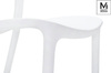 Modesto Design krzesło Zing białe polipropylen C1028.WHITE