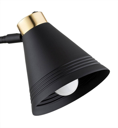 Argon kinkiet Avalone E27 czarno/mosiężny 8009