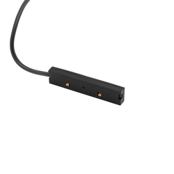 Nowodvorski moduł przewodzący zasilania zewnętrznego do szynoprzewodu 1-fazowego Nano-Lvm 6A czarny 11736