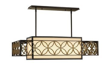 Elstead żyrandol / lampa wisząca Remy 4xE27 brązowo/złota FE-REMY-P-A