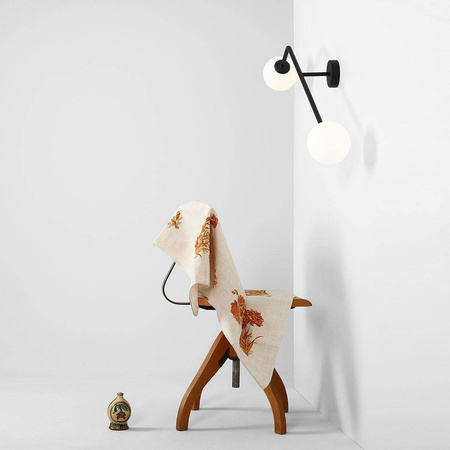 Aldex kinkiet Pure 2xE14 czarny 1064D1