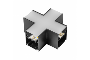 GTV łącznik typu + do lamp Vinea czarny LD-VINEA-PLUS-10