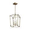 Quintiesse lampa wisząca Thayer 3xE14 złota QN-THAYER-3P-ADB