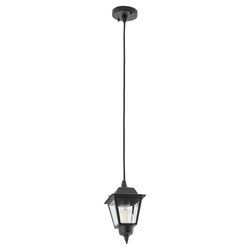 Nowodvorski lampa wisząca zewnętrzna Ana E27 1x10W czarna 10500