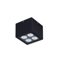 Luces Exclusivas lampa sufitowa zewnętrzna LED Moquegua 8W 448lm 3000K IP54 czarna LE73768