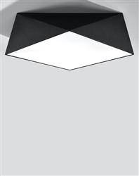 Sollux plafon Hexa 45 3xE27 czarny SL.0693