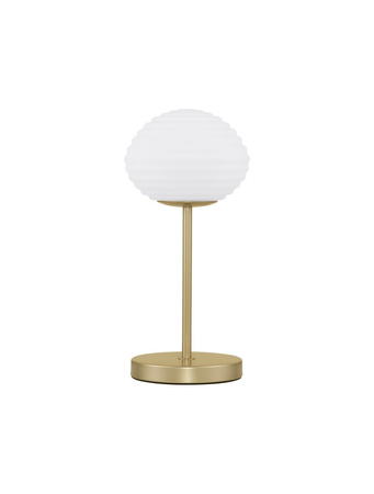 Luces Exclusivas lampa stołowa LED Balaju Ø 18 cm E14 1x5W IP20 złota LE43680