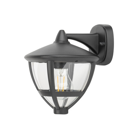 Nowodvorski kinkiet zewnętrzny Amelia E27 1x10W czarny 10495