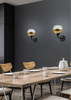 Candellux kinkiet Cromina E27 czarno/złoty 21-57242