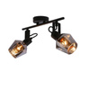 Candellux plafon (reflektorki) Randi 2xE14 czarny 92-13361