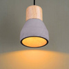 Step Into Design lampa wisząca Concrete E27 betonowa ST-5220 grey
