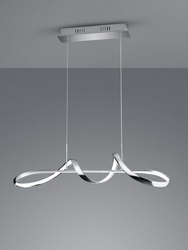 RL lampa wisząca LED Perugia 37W 4500lm 4000K srebrna ściemnialna R37091106