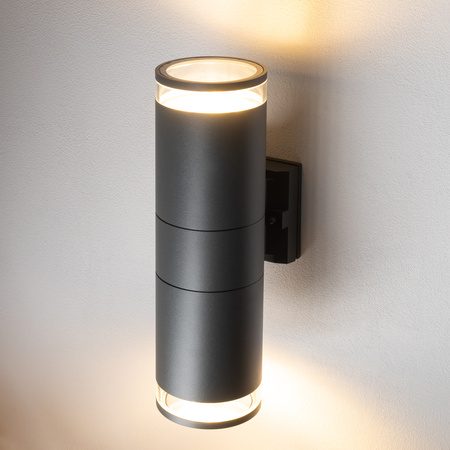 Nowodvorski kinkiet zewnętrzny Rock Pro II E27 1x25W grafitowy 10688