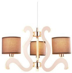 Candellux żyrandol / lampa wisząca Ambrosia 3xE14 + 3xLED 18,4W 500lm 2800K miedziana 33-33888