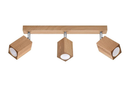 Sollux plafon (reflektorek) Keke 3 3xGU10 drewniany SL.1037