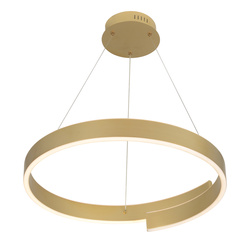 Aviano Lighting lampa wisząca LED Martialo ściemnialna 36W 4400lm 3000K złoty mat 6212-0115