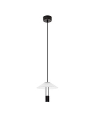 Luces Exclusivas lampa wisząca LED Ayaviri Ø 22 cm 8W 425lm 3000K IP20 czarno/biała LE44596