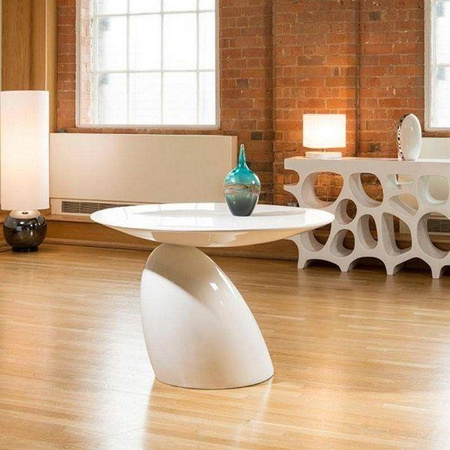 King Home stół Fungo Grande biały włókno szklane JH-064-1