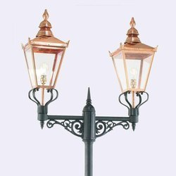 Norlys latarnia Chelsea E27 czarno/miedziana 315cm IP44 953CO